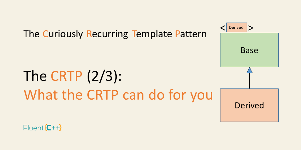 CRTP usage curiously recurring template pattern